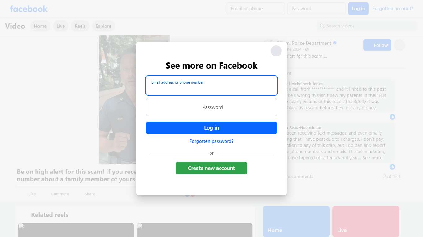 Be on high alert for this scam! If you receive a call from an unknown number about a family member of yours being hurt, your first step should be to confirm with your family. This call could be a scam. Another sign that it's a scam will be them asking for money over the phone. What you should do instead: ➡️ Hang up ➡️ Take note of the phone number ➡️ Call authorities Miami Police Department Facebook